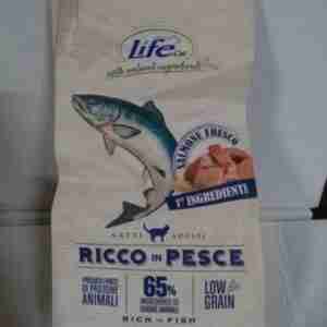 Crocchette LIFE per gatto 400g - Pesce