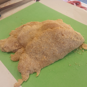 cotolette impanate di pollo